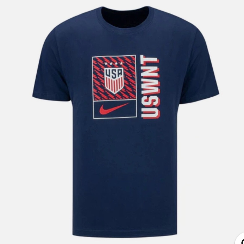 Nike Junior Unisex USWNT Core Soccer T-Shirt Navy Blue XL Kids               NWT